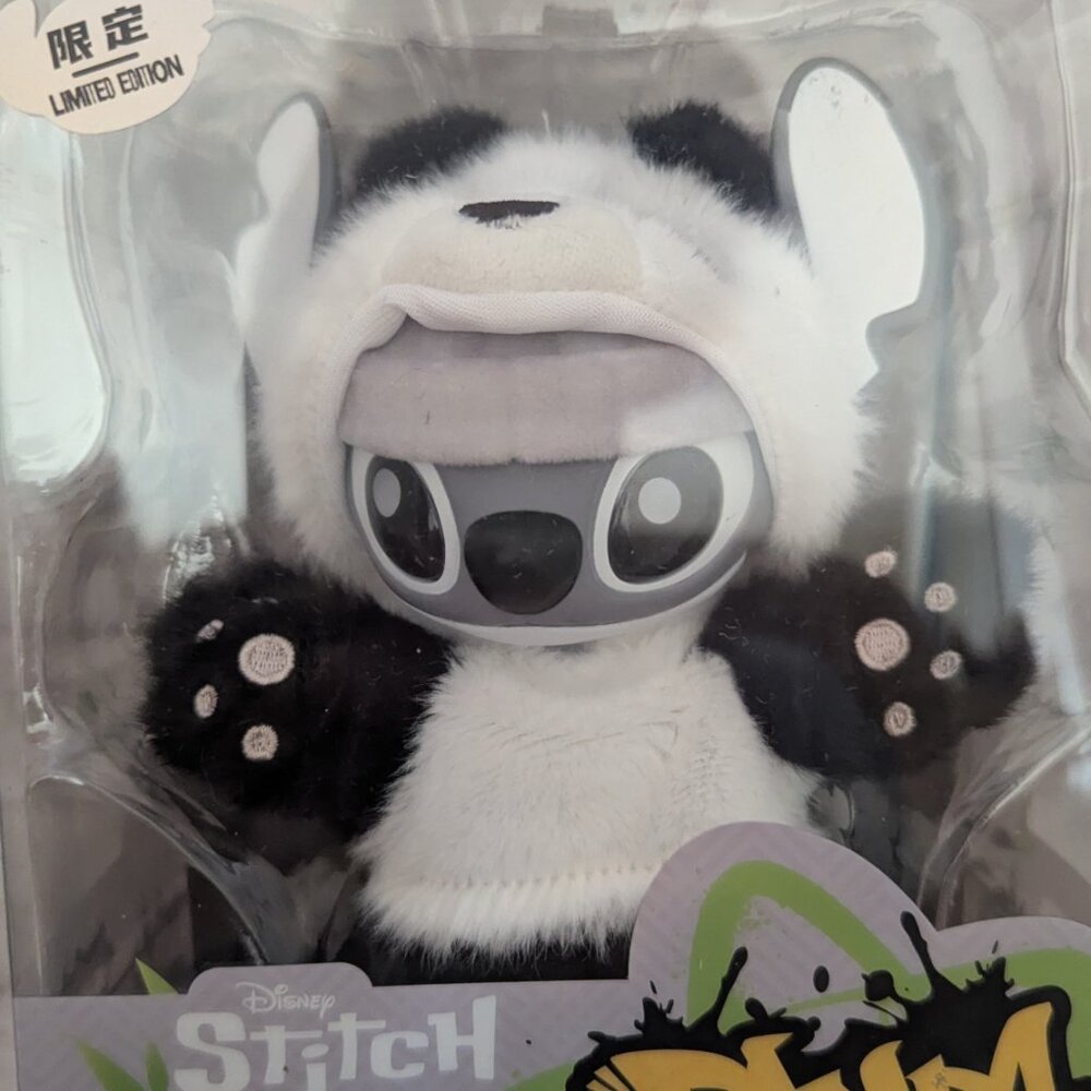 China Exclusive MINISO Disney Stitch Panda Vinyl Plush - Picture 2 of 4
